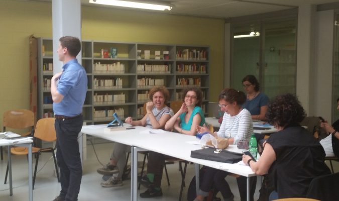 Fotografia dei partecipanti al corso per bibliotecari