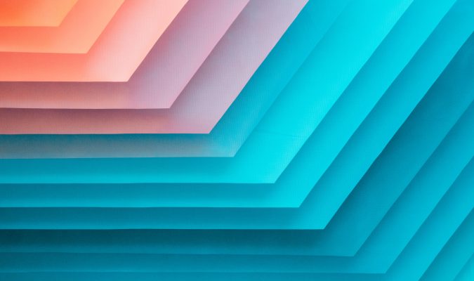 Photography of colored papers
