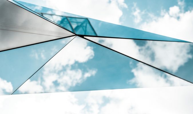 Photo of reflections in the sky