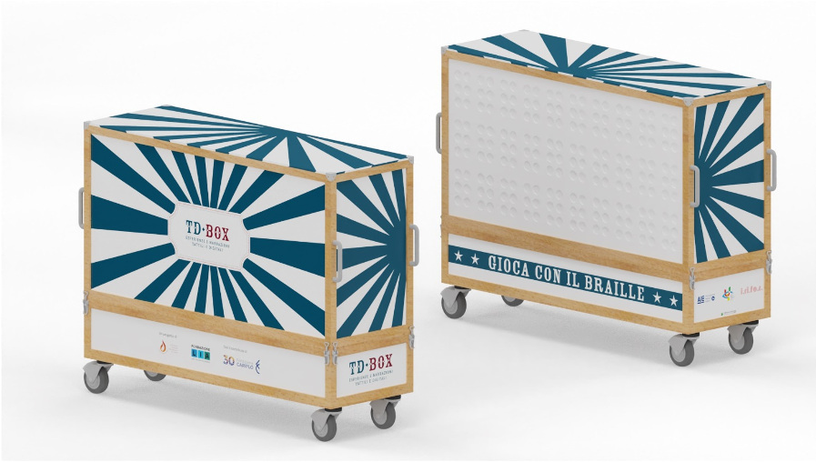 Rendering della scatola TD Box