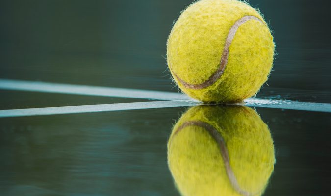Photo of a tennis ball