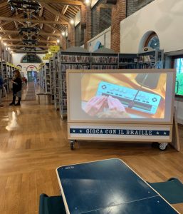 Photo of the TD Box in a library in Milan