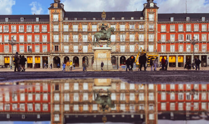 Fotografia di plaza Mayor a Madrid