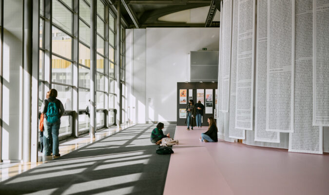 Fotografia di un interno della Fiera di Francoforte 2022