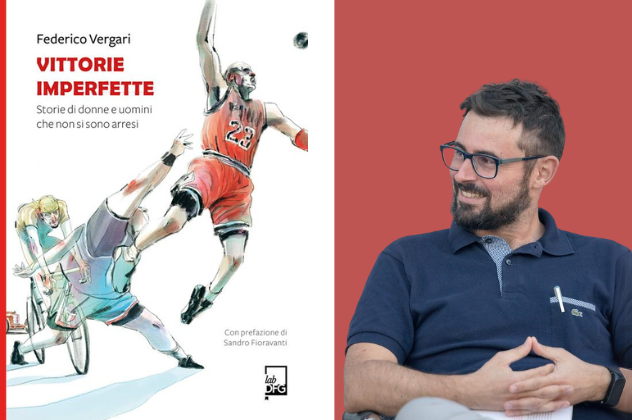 Copertina di Vittorie imperfette e fotografia dell'autore